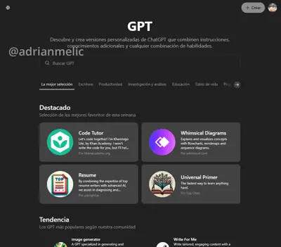 GPTs como asistentes personalizados