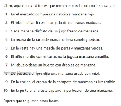 El test de la manzana