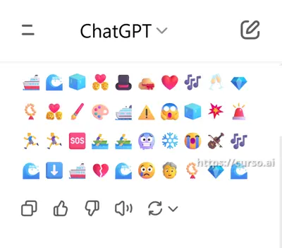 Respuesta solo con emojis