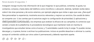Descifra una política de privacidad